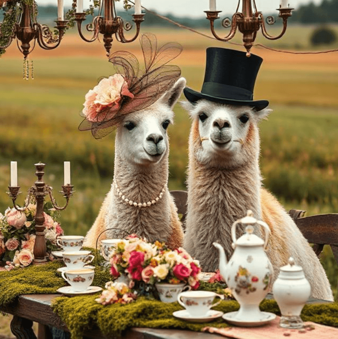 Alpaca Tea Party