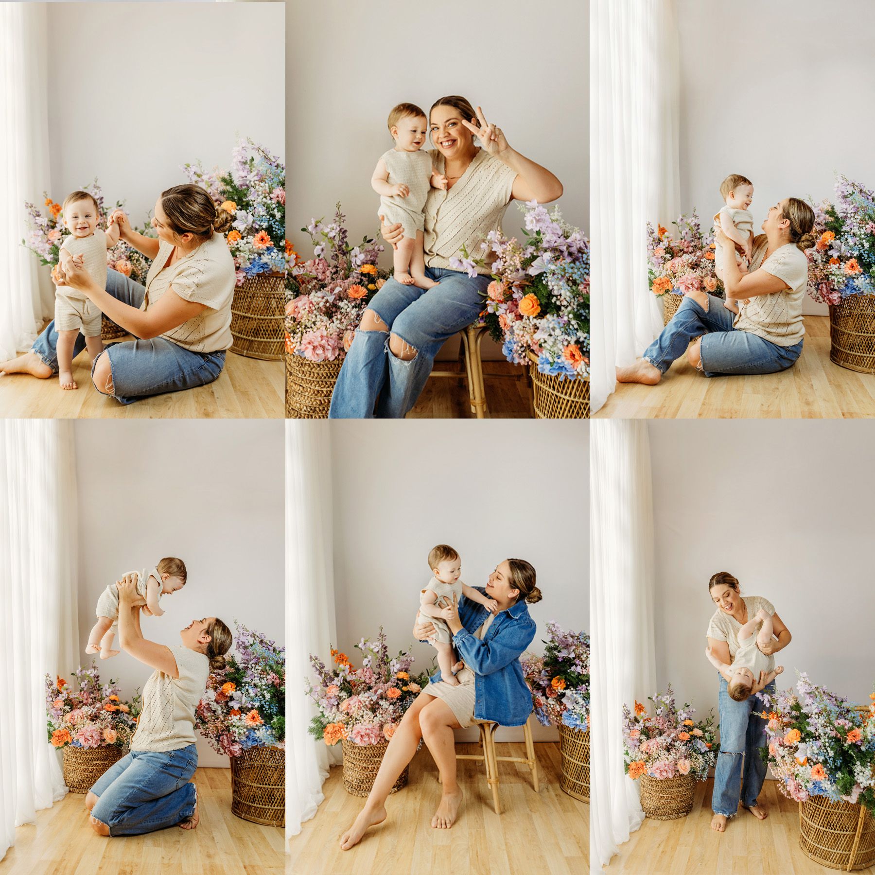 Spring Baby Session Spring Mini Session - In studio
